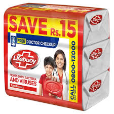 Lifebuoy Soap 128g 3in1
